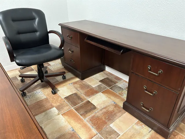 a close view of dresser