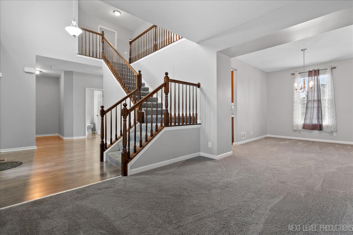 442 Windett Ridge Road Yorkville, IL 60560 - Photo 9 of 43 a view of entryway and hall with a front door
