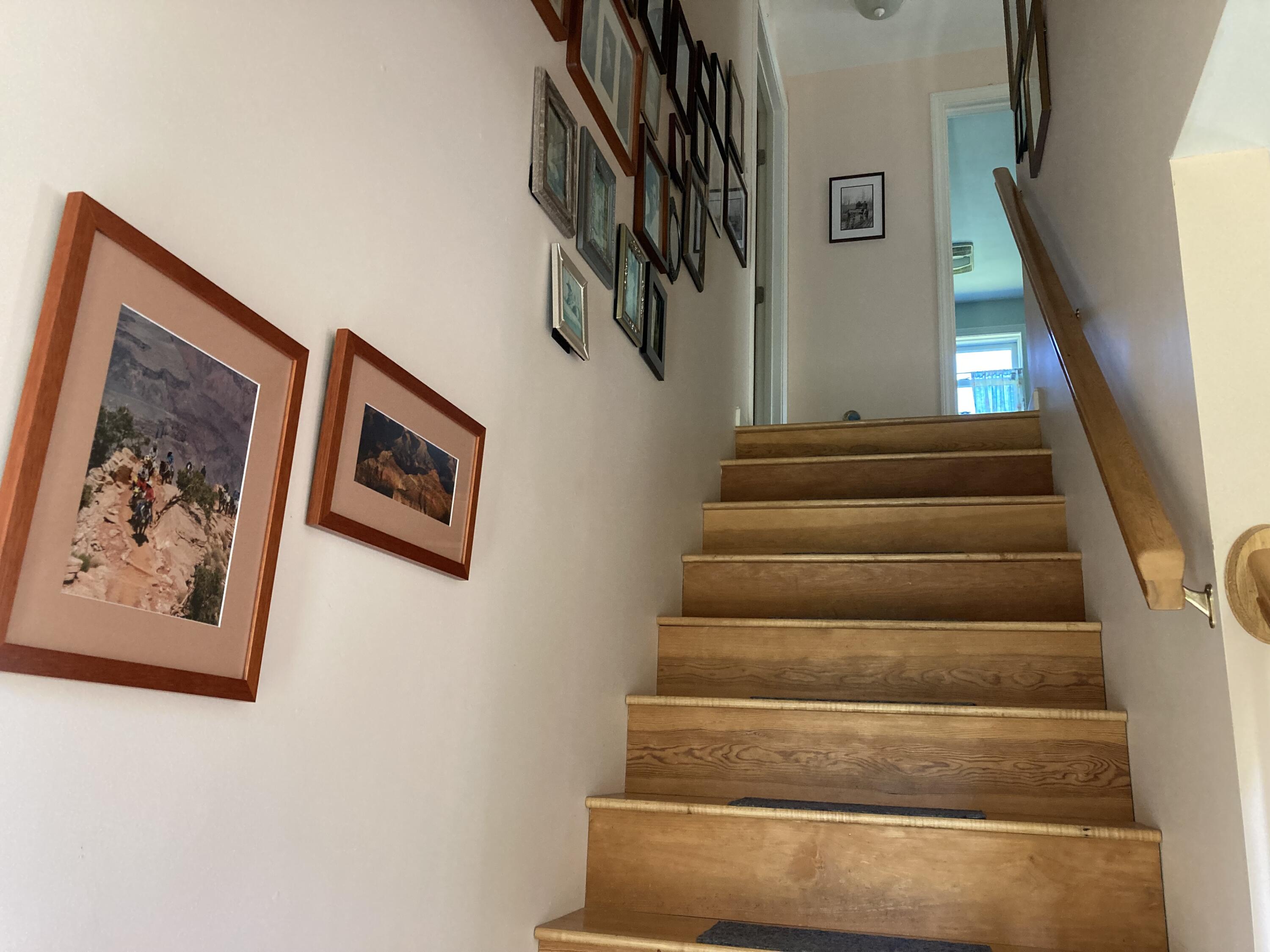 32 Boulder Cv Way Lamoine, ME 04605 - Photo 36 of 37 Stairs to second floor bedrooms.