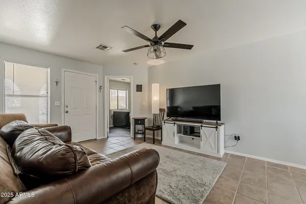 a view of house with outdoor seating