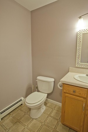 408 Bridge Road, Unit B Northampton, MA 01062 - Photo 12 of 22 a white toilet sitting next to a bathroom sink
