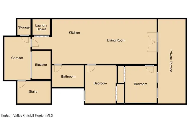 $2,800 | 432 Warren Street, Unit 3R, Hudson, NY 12534