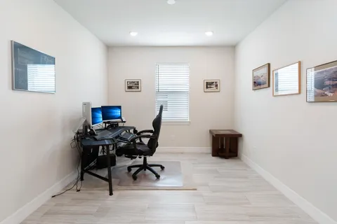 wooden floor and an empty room with wooden floor