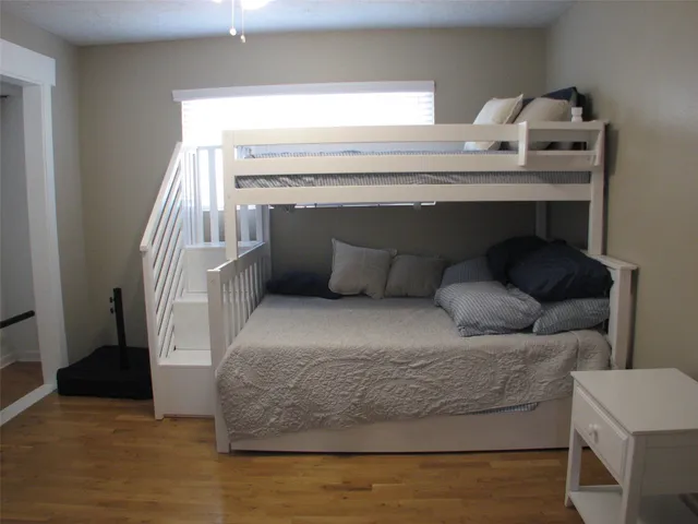 a living room with a couch and a fireplace