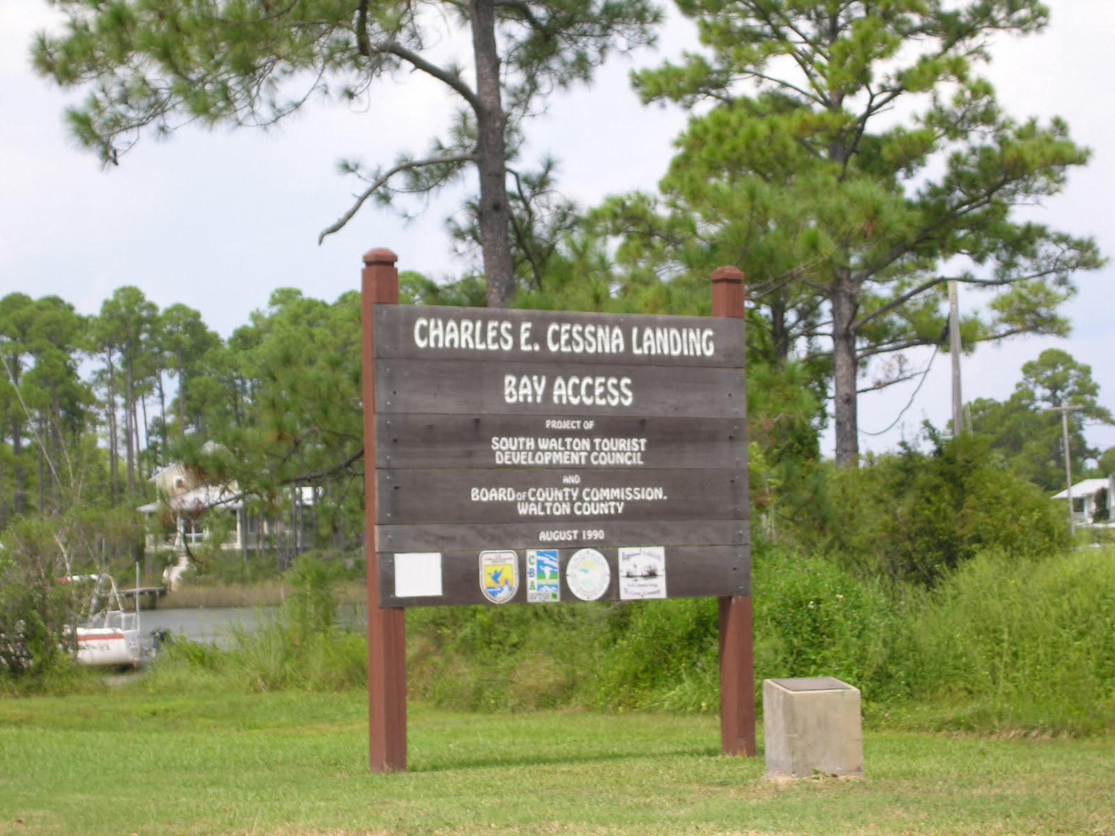 339 East Nursery Road Santa Rosa Beach, FL 32459 - Photo 27 of 32 a sign that is sitting on a tree