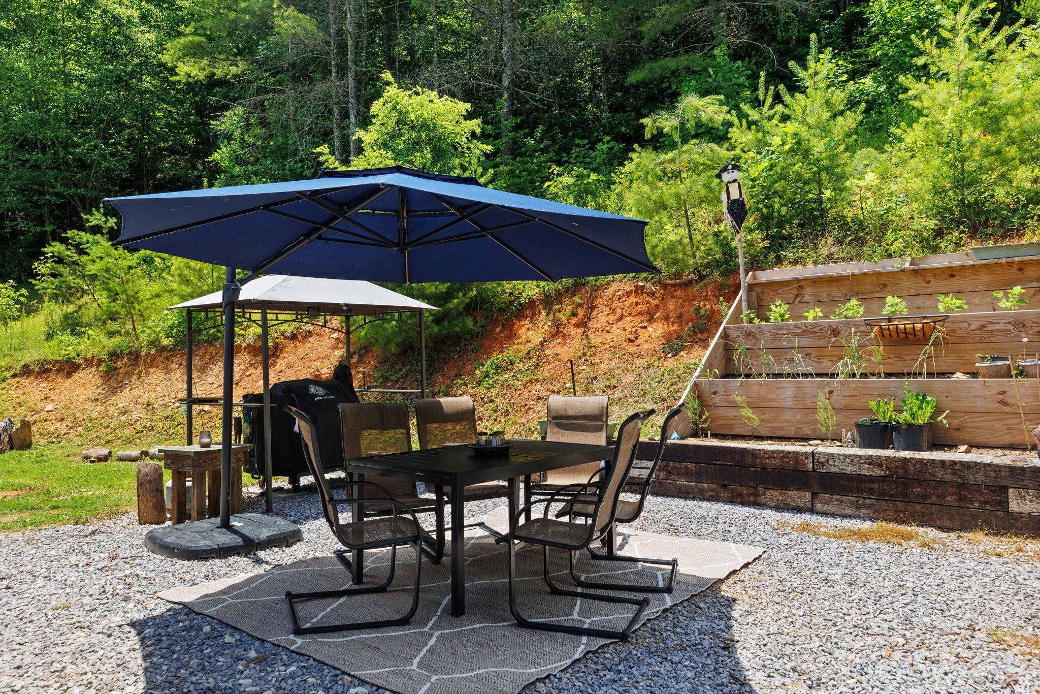 300 Nolan Ridge Road Erwin, TN 37650 - Photo 26 of 40 Patio area with vegetable and herb garde