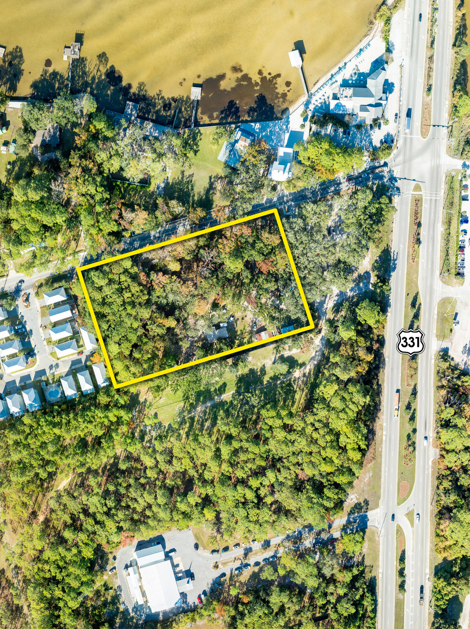 78 B Chat Holley Road Santa Rosa Beach, FL 32459 - Photo 3 of 9 an aerial view of swimming pool