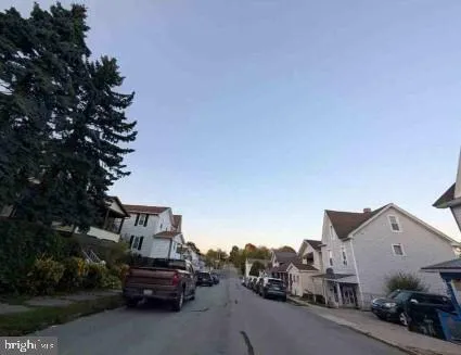 a car parked on the side of the road