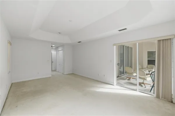 a view of an empty room