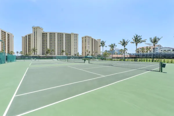 a view of a tennis court