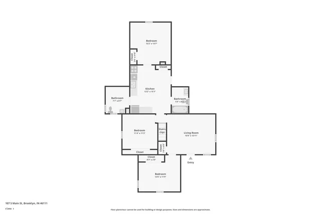 $199,500 | 107 South Main Street, Brooklyn, IN 46111