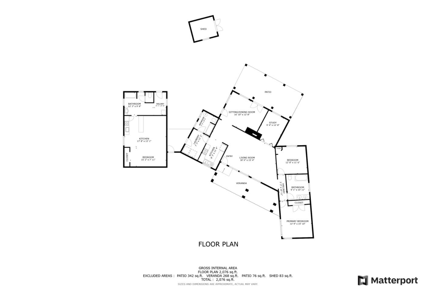 26208 Atherton Drive Carmel, CA 93923 - Photo 22 of 22 a picture of floor plan