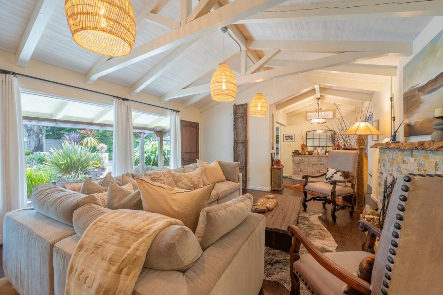 26208 Atherton Drive Carmel, CA 93923 - Photo 4 of 22 a living room with furniture and a large window