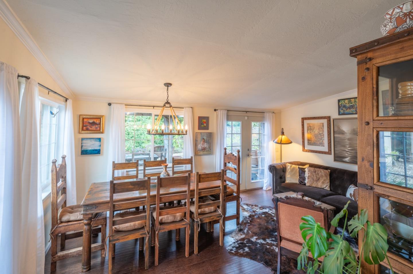 26208 Atherton Drive Carmel, CA 93923 - Photo 7 of 22 a view of a dining room with furniture window and outside view