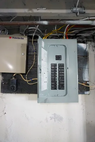 a view of water heater room