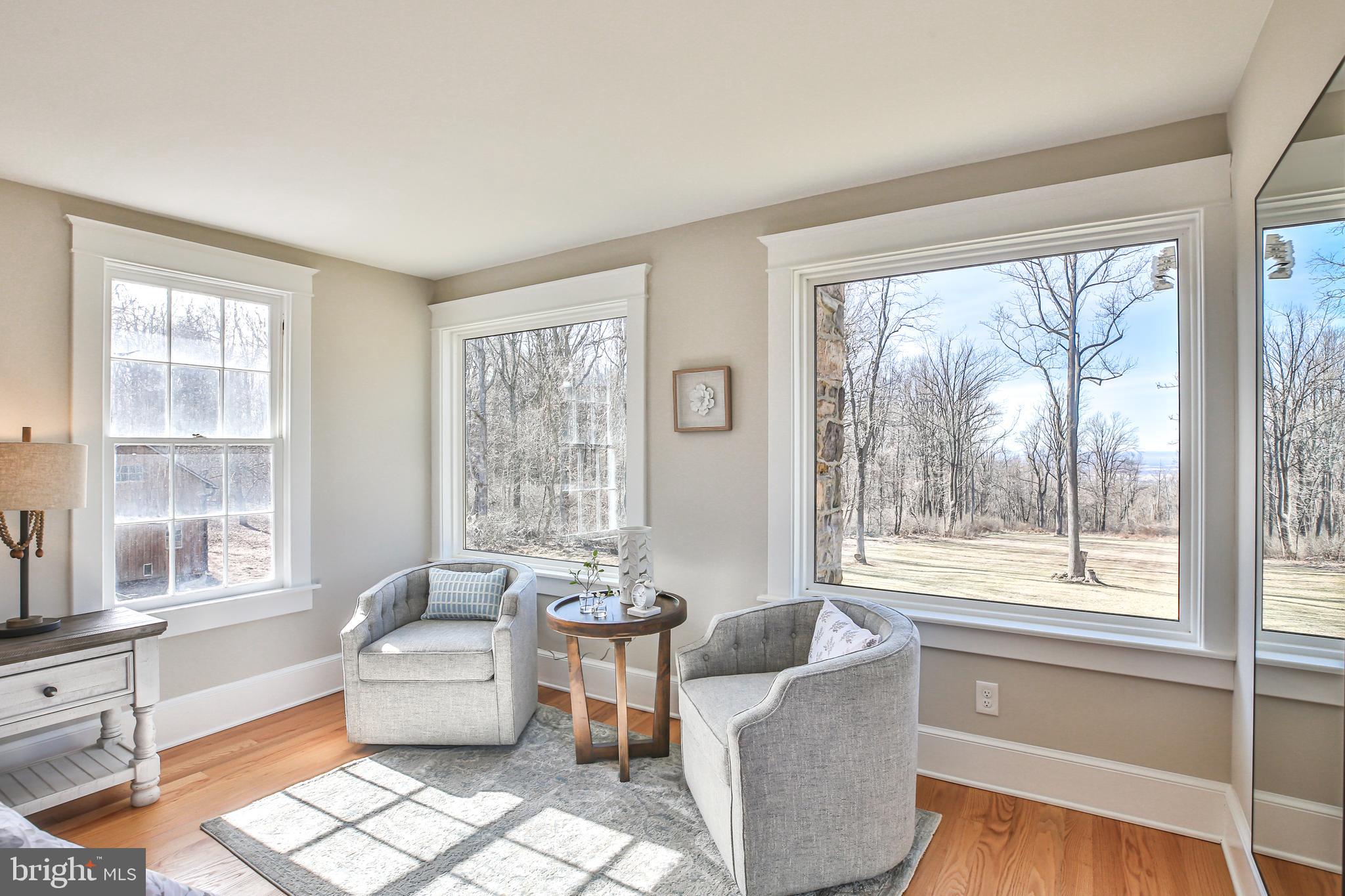 17345 Raven Rocks Road Bluemont, VA 20135 - Photo 48 of 99 a living room with furniture and a large window with outer view