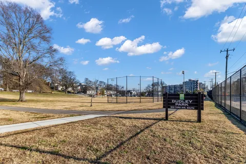 a park with lots of swings and slides