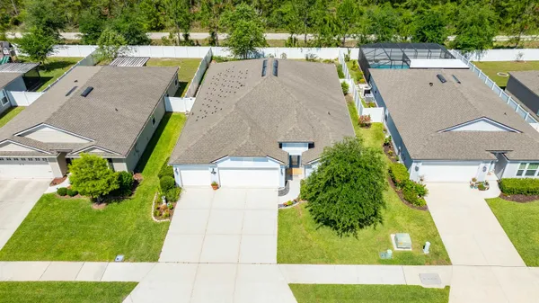 an aerial view of a