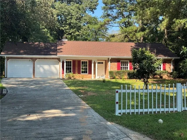 front view of house with a yard