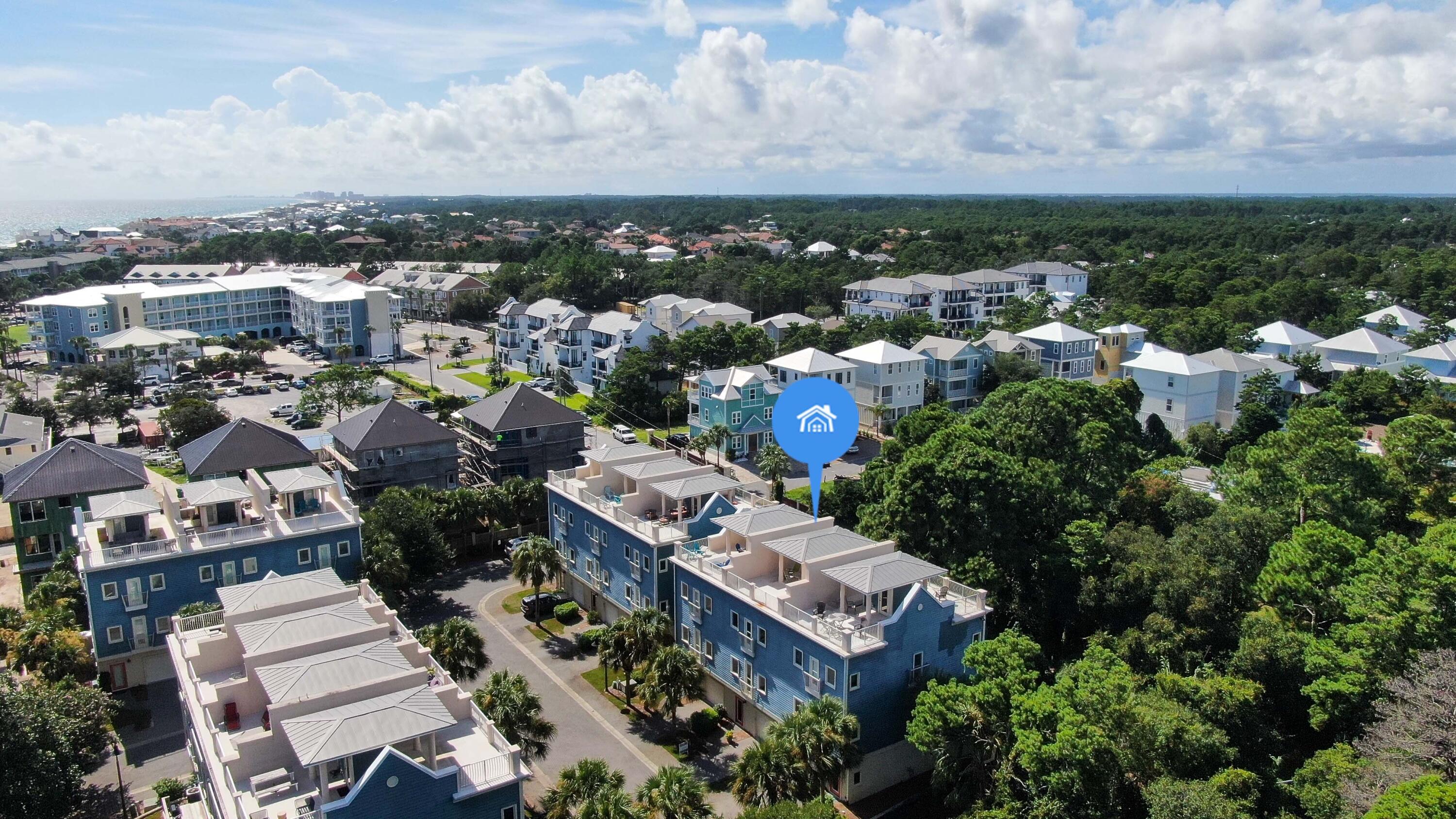 43 Coastal Grove Way, Unit 5 Santa Rosa Beach, FL 32459 - Photo 6 of 56 an aerial view of multiple house