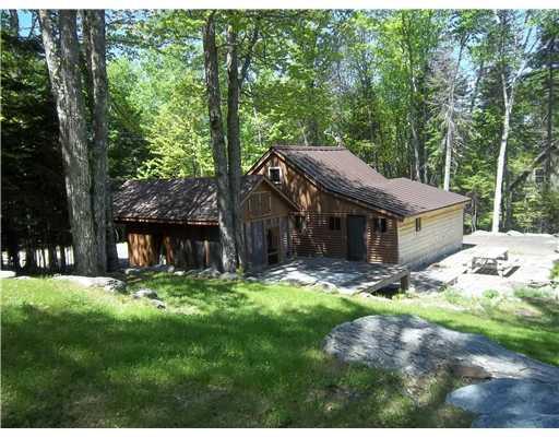 32 Bald Mountain Road Rangeley, ME 04964 - Photo 1 of 15 Exterior Front. Yard has room for...