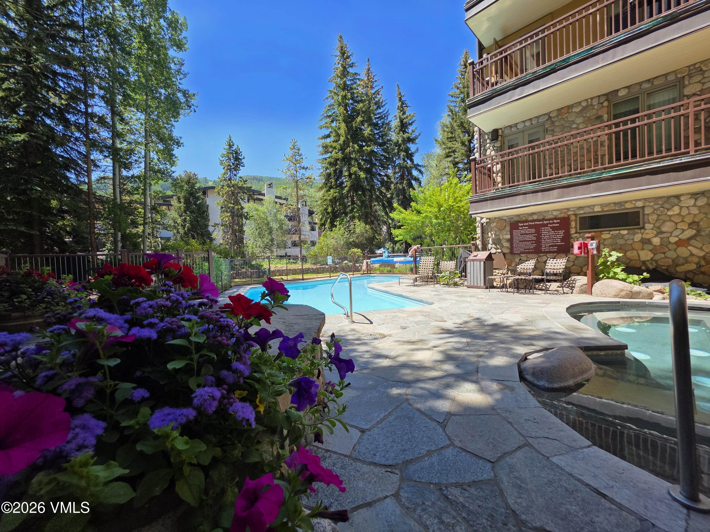 120 Willow Bridge Road, Unit 3G Vail, CO 81657 - Photo 12 of 21 Pool and hot tub amenities