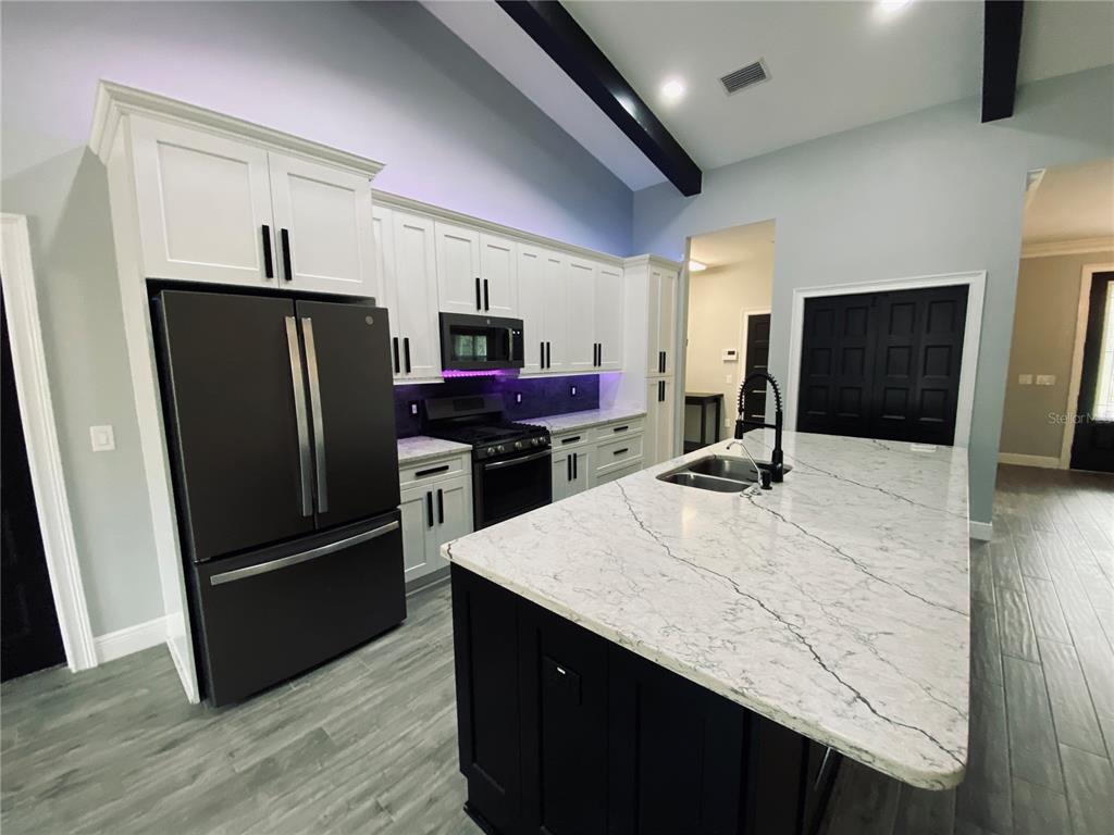 11802 Shadow Run Boulevard Riverview, FL 33569 - Photo 15 of 51 a kitchen with stainless steel appliances a refrigerator and a stove