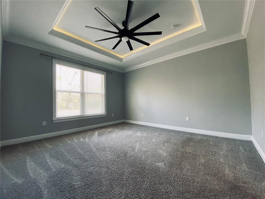 11802 Shadow Run Boulevard Riverview, FL 33569 - Photo 29 of 51 an empty room with windows and ceiling fan