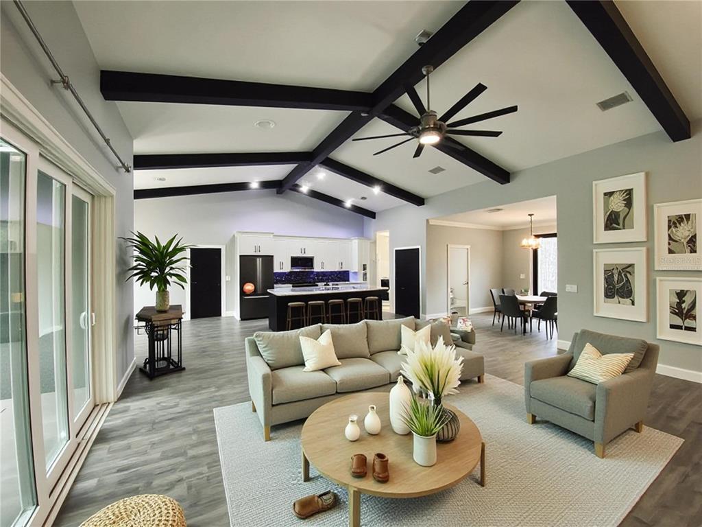 11802 Shadow Run Boulevard Riverview, FL 33569 - Photo 9 of 51 a living room with furniture and a chandelier