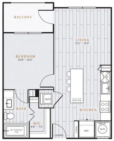 $1,349 | 9301 Brewer Boulevard, Unit 7303, Fort Worth, TX 76123
