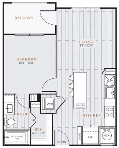 $1,349 | 9301 Brewer Boulevard, Unit 7303, Fort Worth, TX 76123