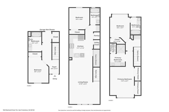 $527,515 | 104 Diamond Cove Terrace, San Francisco, CA 94134