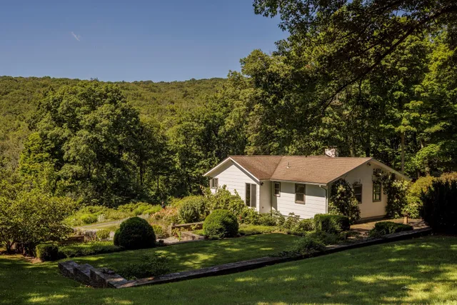 a aerial view of a house