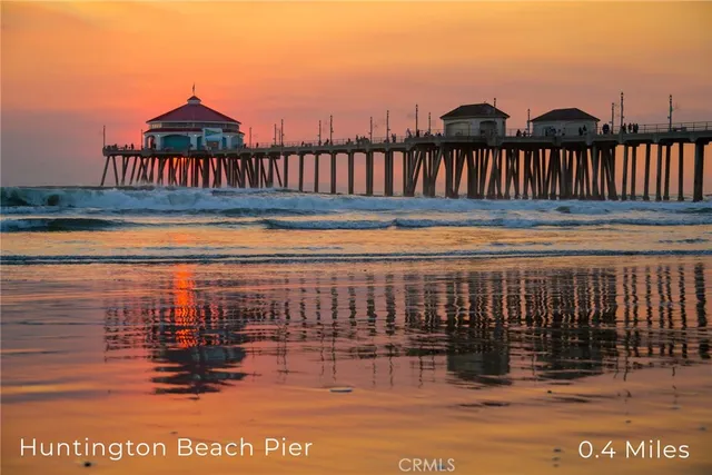 an aerial view of a swimming pool