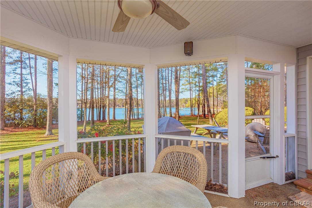 194 Oyster House Road White Stone, VA 22578 - Photo 29 of 50 Screened porch with wide water views