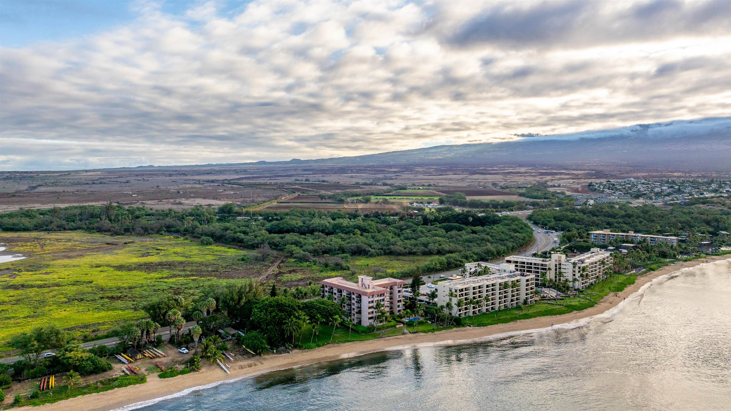 191 North Kihei Road, Unit 502 Kihei, HI 96753 - Photo 33 of 37 a view of a lake with a yard