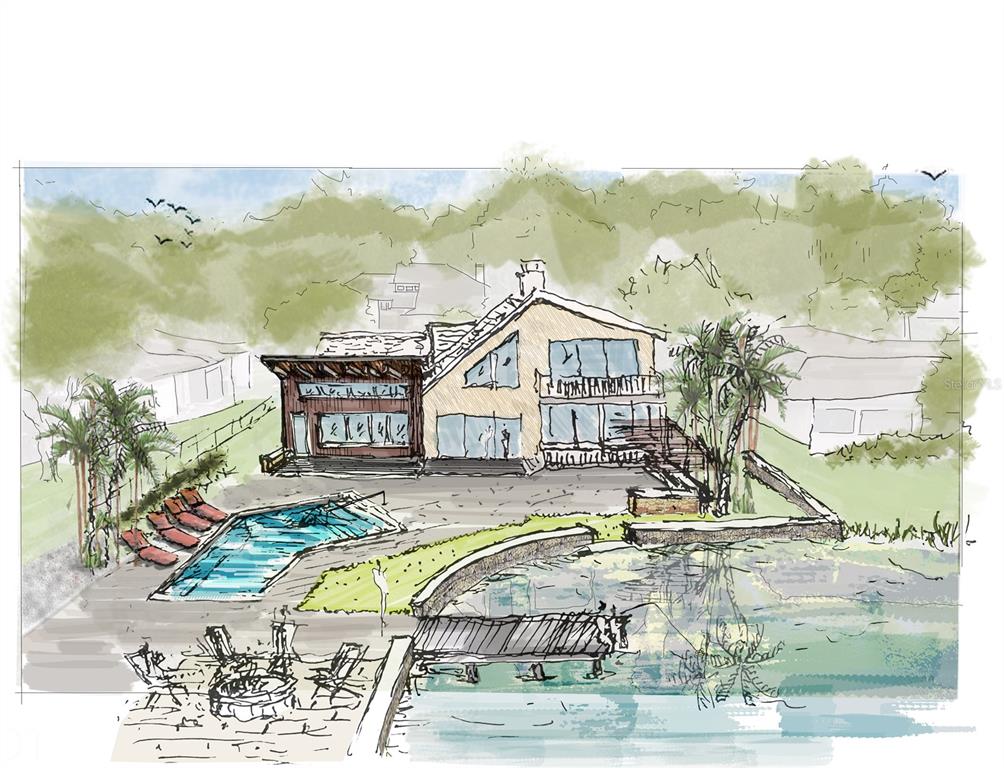 112 1st Street Tavares, FL 32778 - Photo 6 of 38 a view of a swimming pool with an ocean view