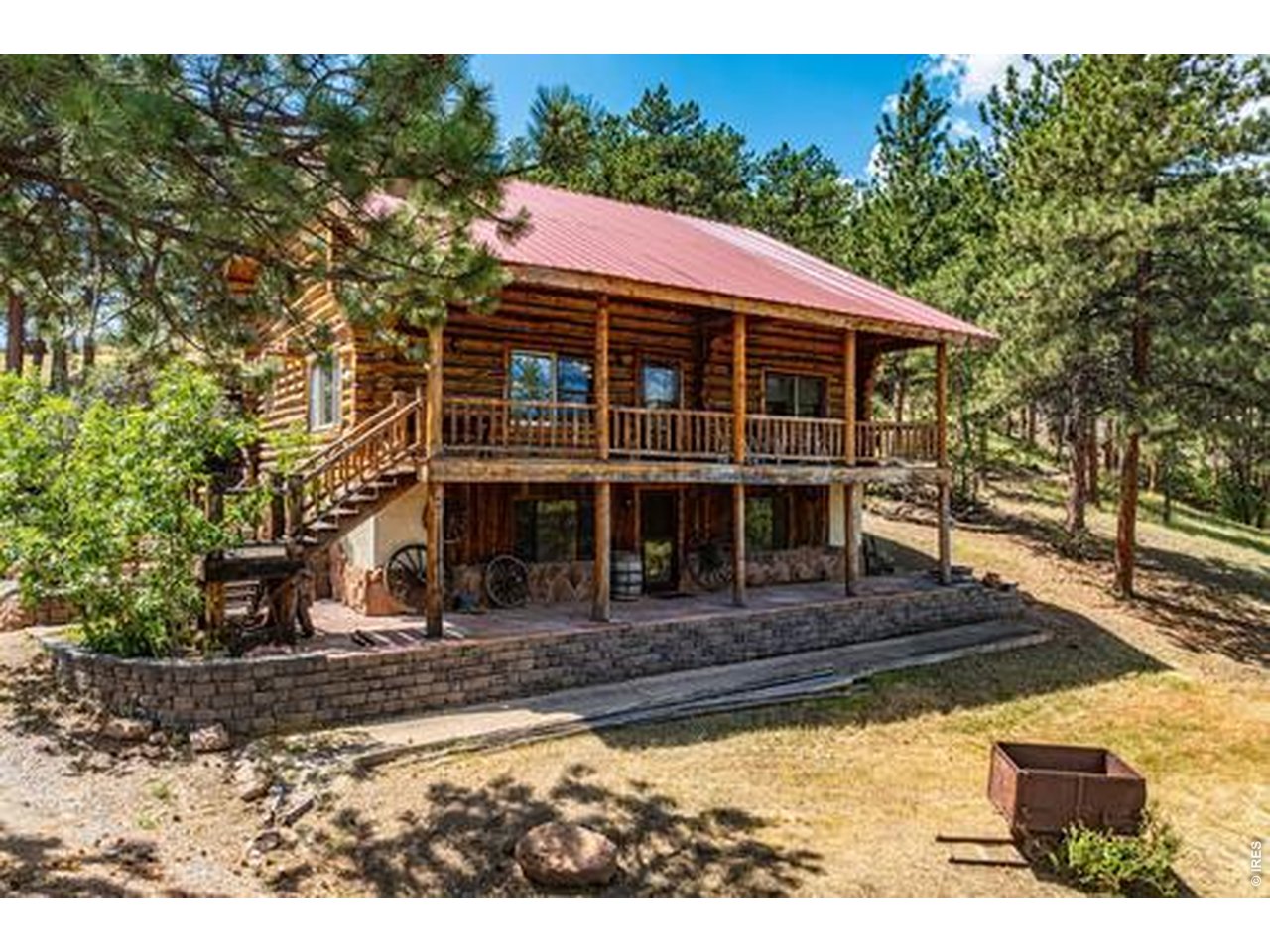 788 Pioneer Road Lyons, CO 80540 - Photo 1 of 50 Beautiful custom log home