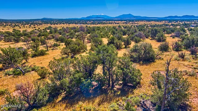 a view of an outdoor space and mountain view