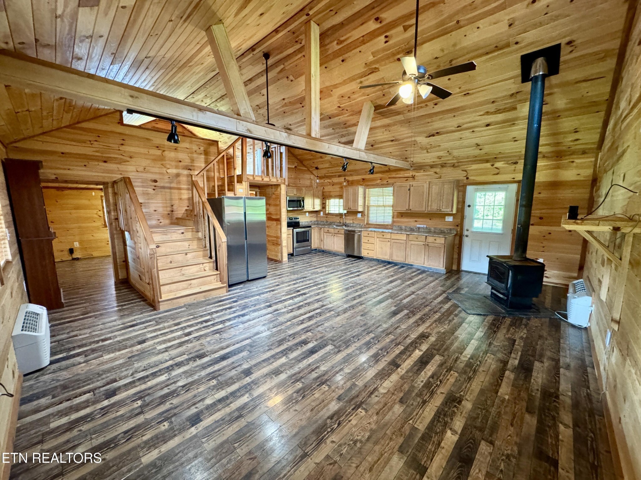 1336 Baldwin Gulf Road Clarkrange, TN 38553 - Photo 11 of 47 a view of a porch with wooden floor