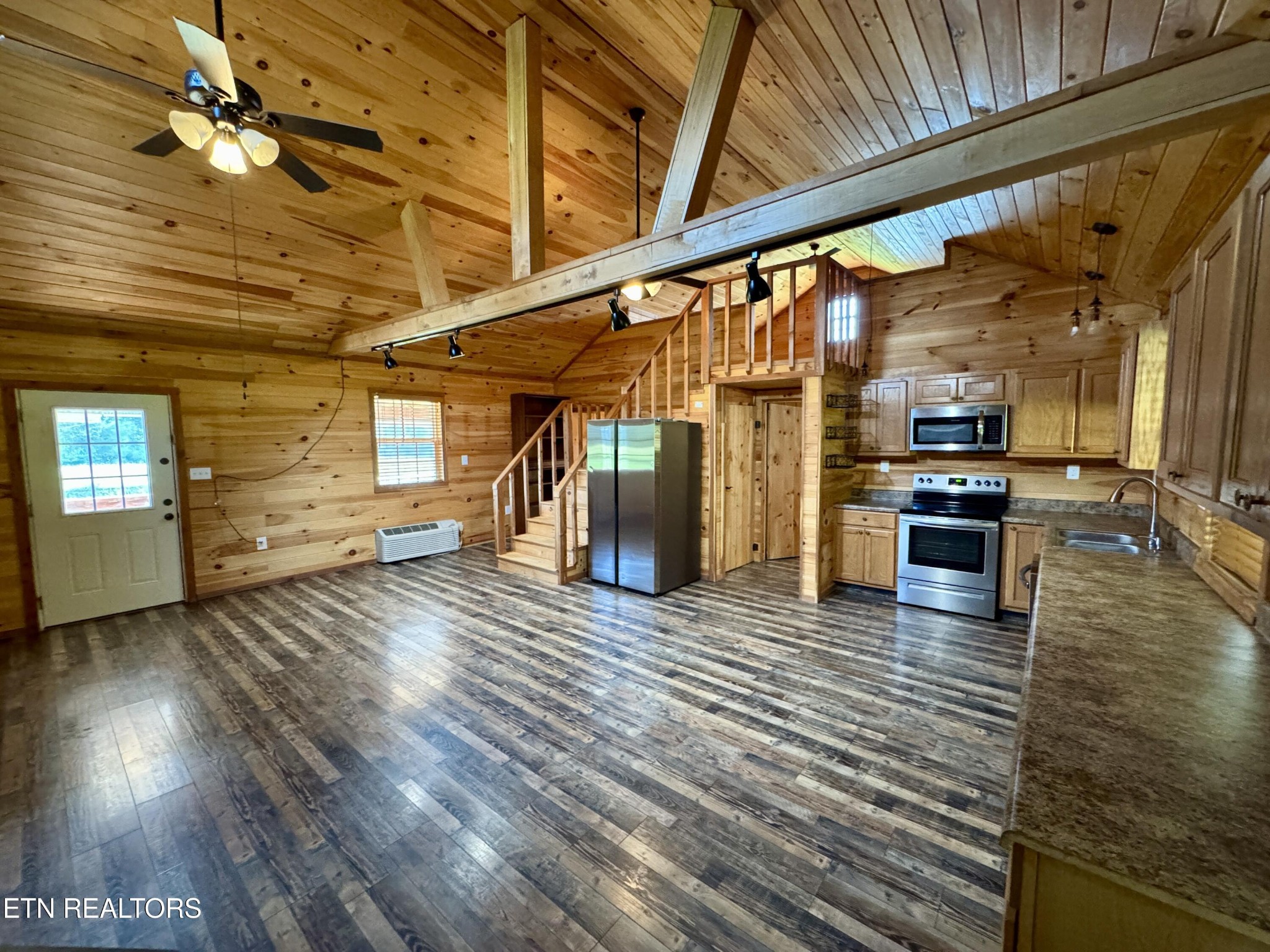 1336 Baldwin Gulf Road Clarkrange, TN 38553 - Photo 14 of 47 a view of a living room with wooden floor