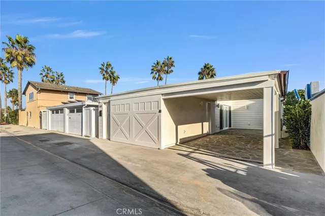 a view of a house with a garage