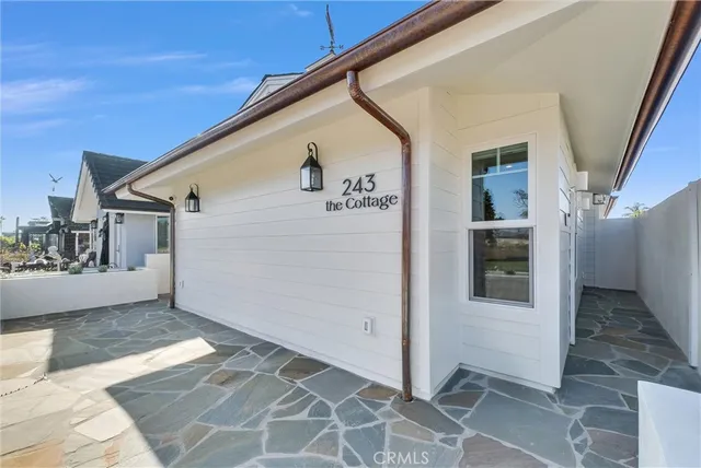 a view of a house with a outdoor space