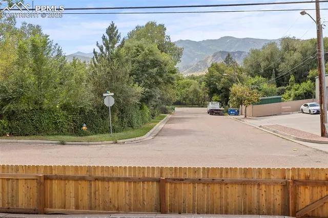 a view of a terrace with a lake view