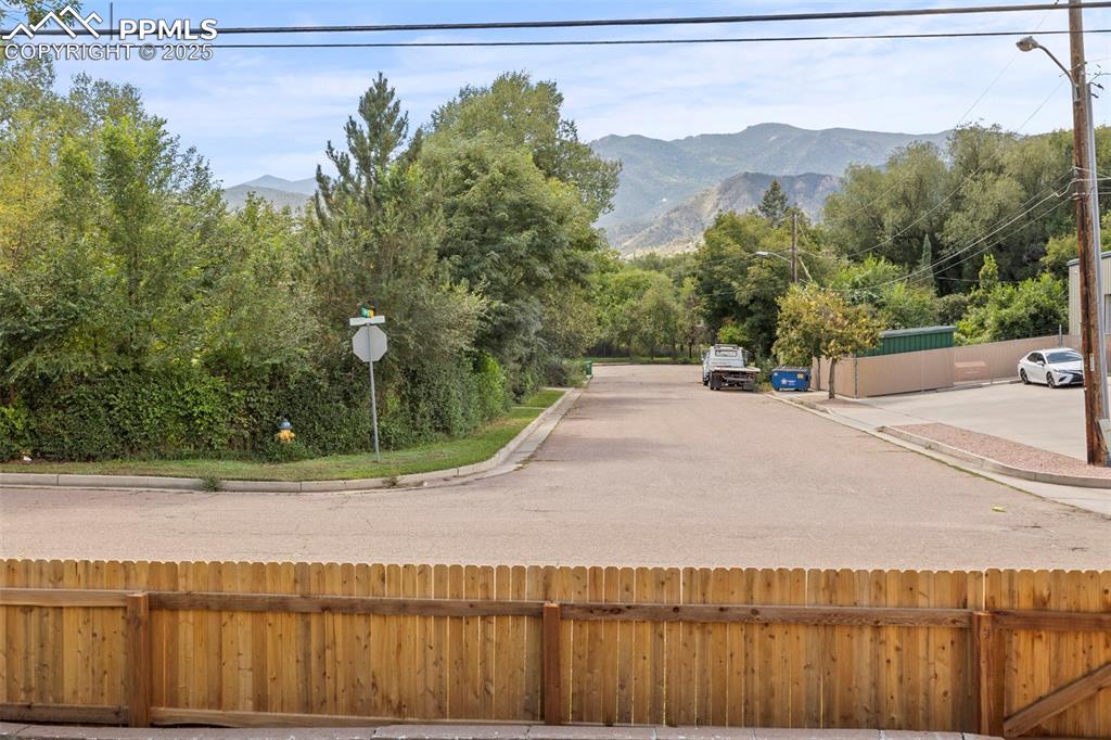 1904 Sheldon Avenue Colorado Springs, CO 80904 - Photo 25 of 40 a view of a terrace with a lake view