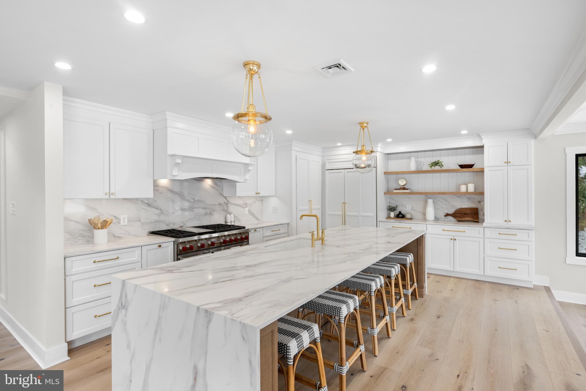 2577 Wayland Road Berwyn, PA 19312 - Photo 11 of 79 Waterfall Edge Quartz Countertops