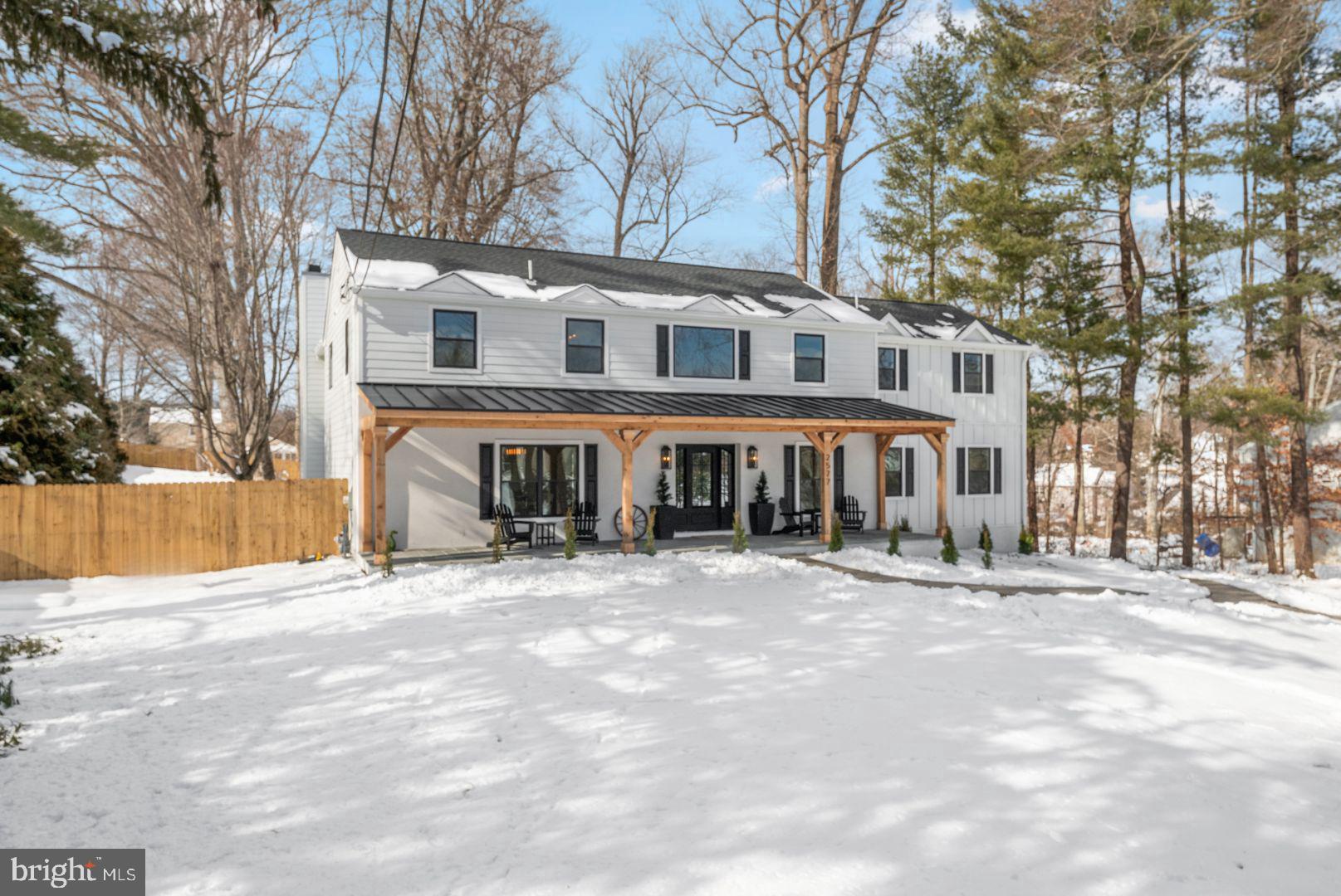 2577 Wayland Road Berwyn, PA 19312 - Photo 3 of 79 Cedar Portico with Metal Roof