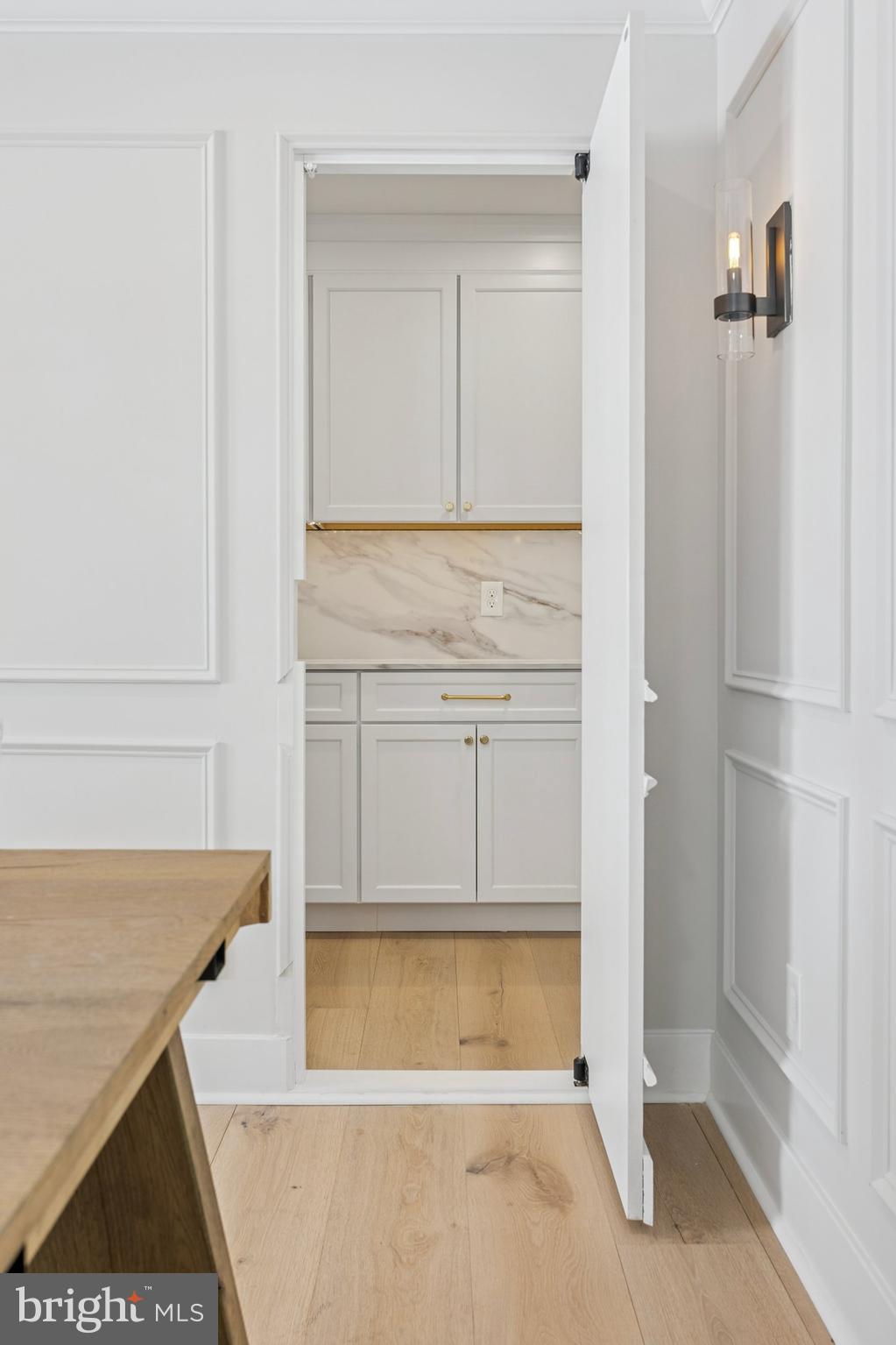 2577 Wayland Road Berwyn, PA 19312 - Photo 35 of 79 Butlers Pantry Hidden in Custom Millwork in Dining