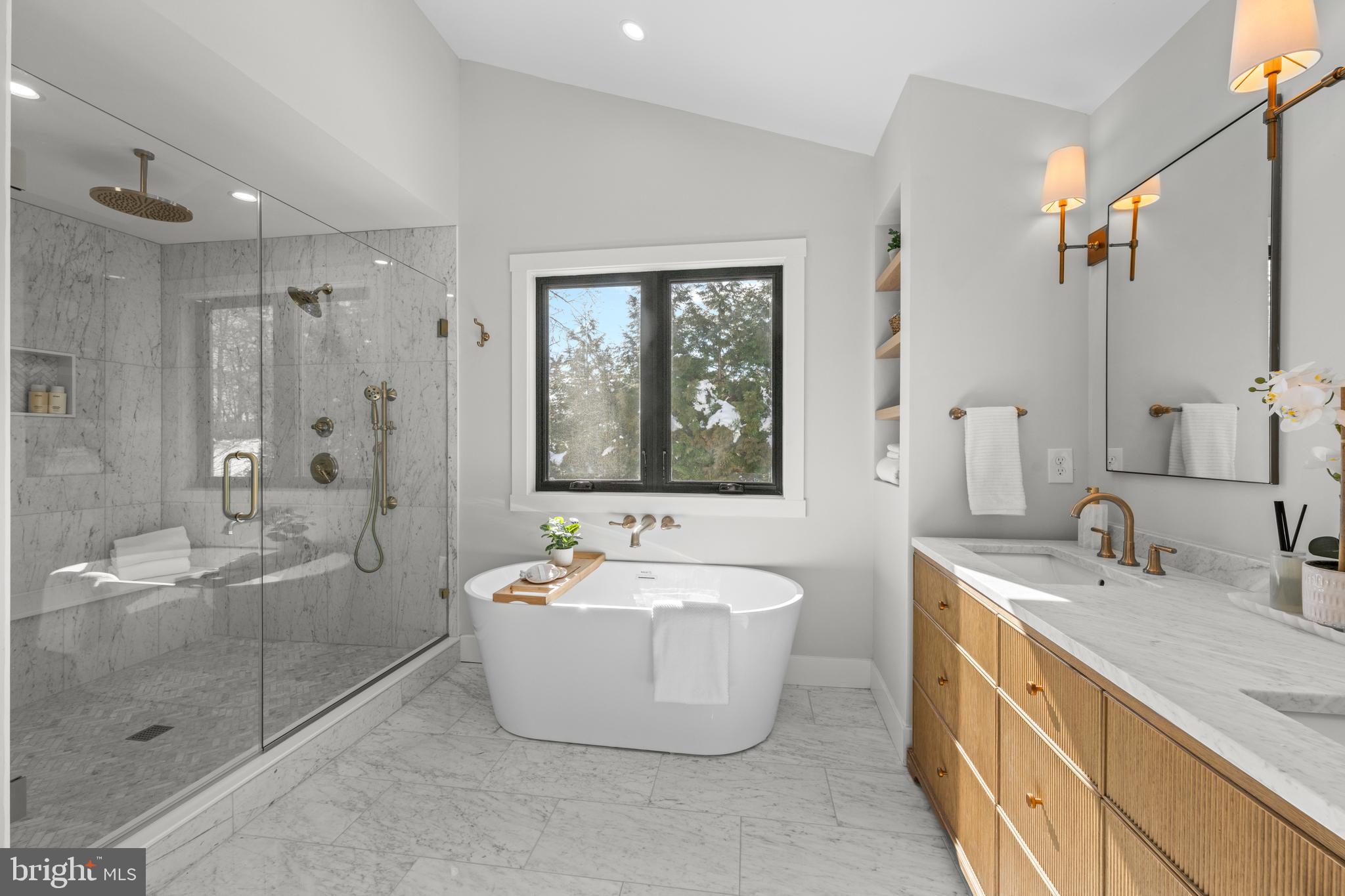 2577 Wayland Road Berwyn, PA 19312 - Photo 58 of 79 Soaking Tub in Primary Suite