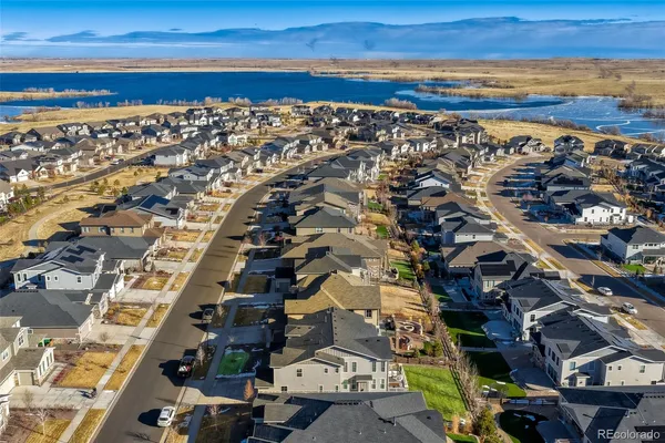 a view of a city with an ocean